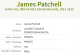 James Patchell, Sr. - Record of Service, War of 1812