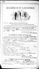 Anderson Persinger & Cordelia J. Lett - 1866 Marriage Certificate