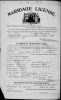 Leroy Thacker & Lizzie Lunsford - 1903 Marriage Certificate