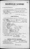 Azel Adkins & Mrytle Sizemore - 1907 Marriage Certificate