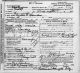 Lozella Florence <em>Harden</em> Sanders - 1922 Death Certificate