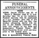 Daniel Webb Martin - Funeral Notice (May is incorrect month)