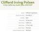 Clifford Irving Polsen - Death Information