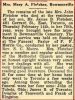 Mary Ann <em>Swan</em> Fletcher Grant - 1924 Obituary