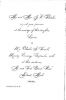 Charles Isaac Farrell & Elizabeth Margaret Fletcher - Wedding Invitation