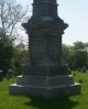 George Milton Roudebush & Rosalind Patchell Grave Monument