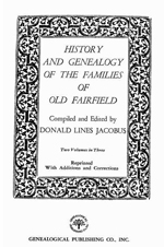 History and Genealogy of the Families of Old Fairfield - Couch References
