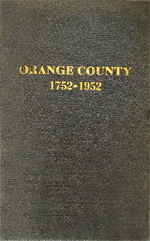 William McCauley - 'Orange County 1752-1952' References