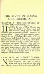 Heimskringla - The Story of Haakon Shoulder Broad (1.8MB PDF)