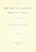 THE HISTORY OF FAIRFIELD, Fairfield County, Connecticut, Vol.II